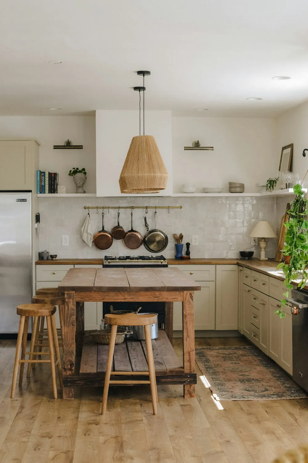 Cuisine rénovée en bois