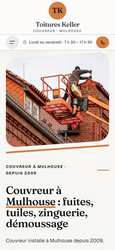 Toitures Keller, couvreur à Mulhouse